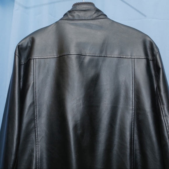 Guess Black Leather Jacket - Picture 5 of 5